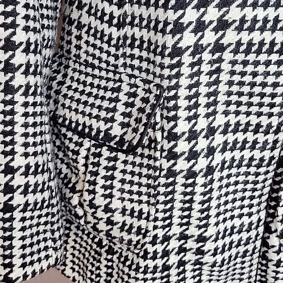 IZ BYER CALIFORNIA Houndstooth Double Breasted Coat Medium - Picture 4 of 9